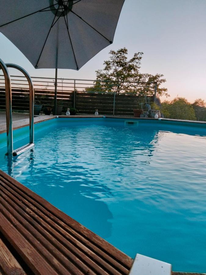 Chambre Telma 2 Pers Avec Piscine "Mon Lit Au Pre" Couples Ou Femmes Seulement Pontours Exterior foto